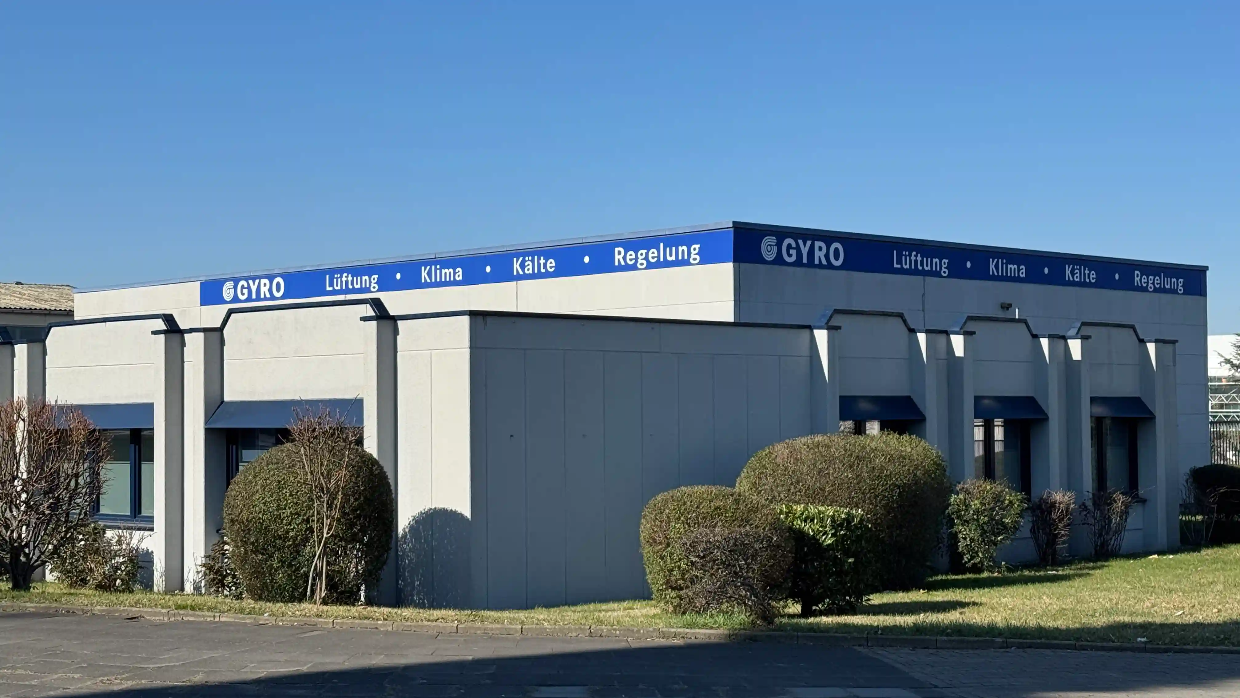 GYRO Bautechnik — Firmengebäude und Team